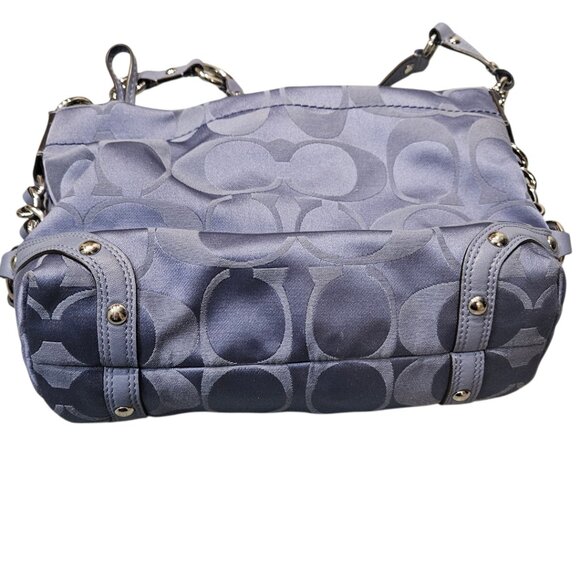 Coach Carly Signature Hobo Bag Blue - Picture 3 of 7